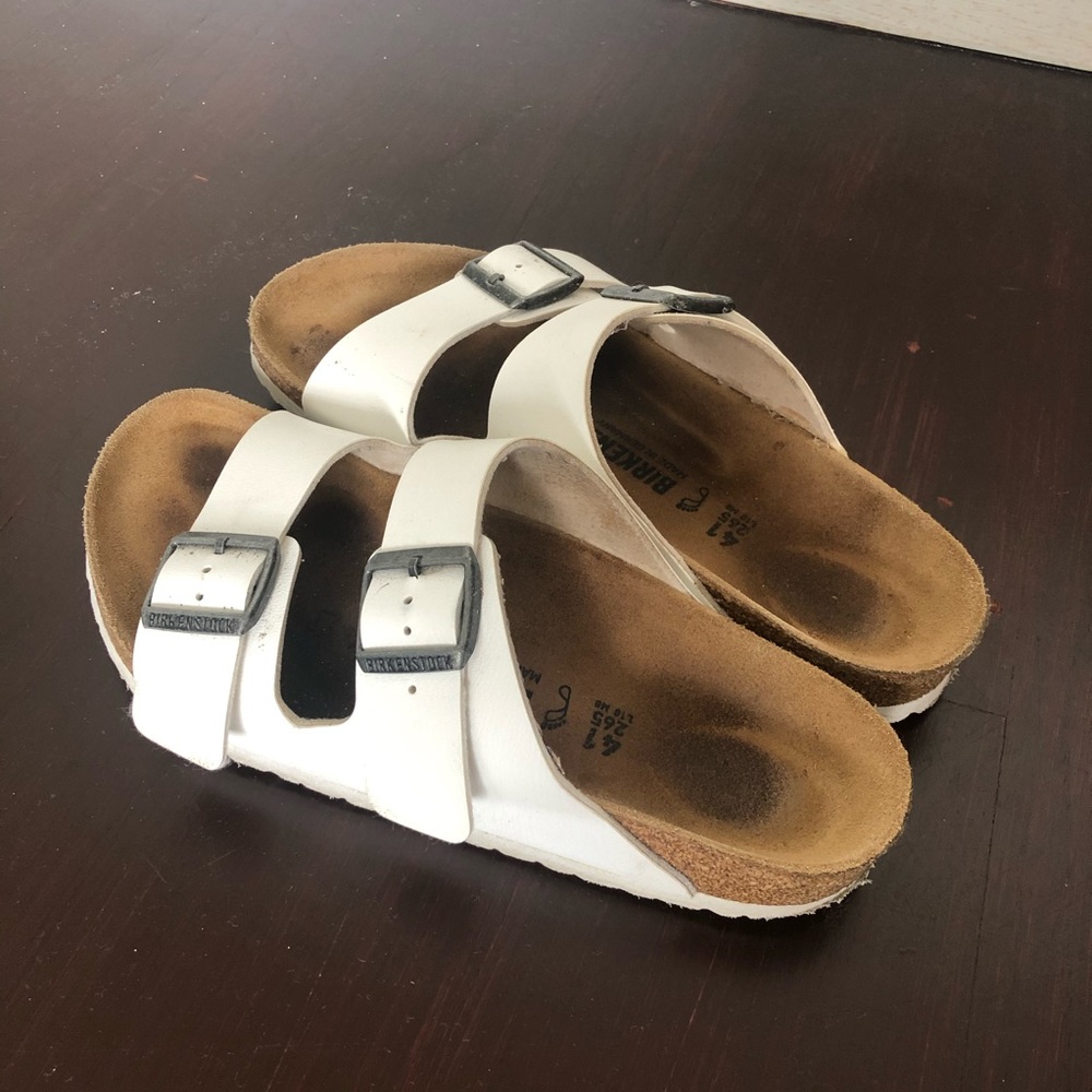 BIRKENSTOCKS white arizona style